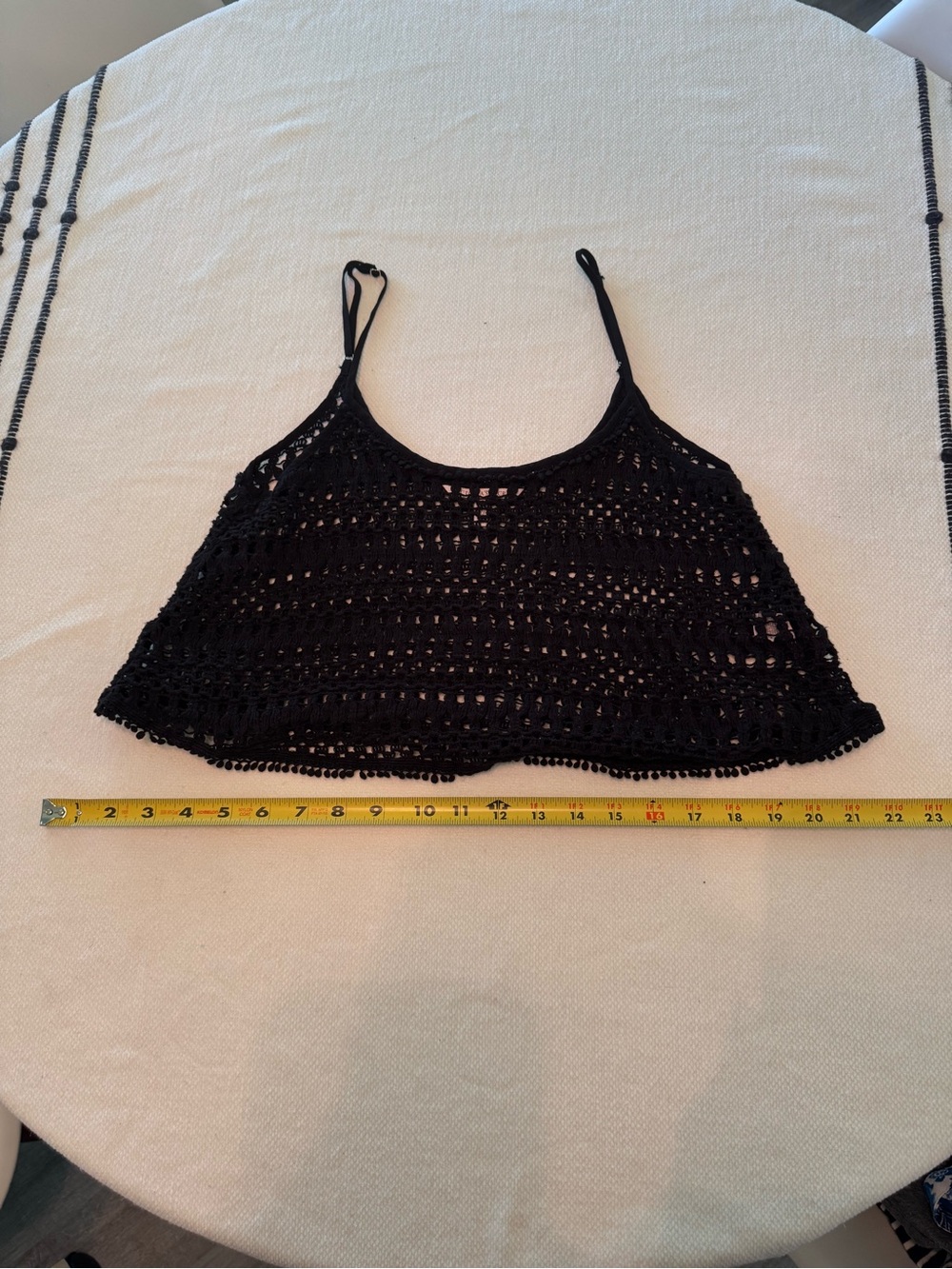 Victoria's Secret Black Crochet Camisole
